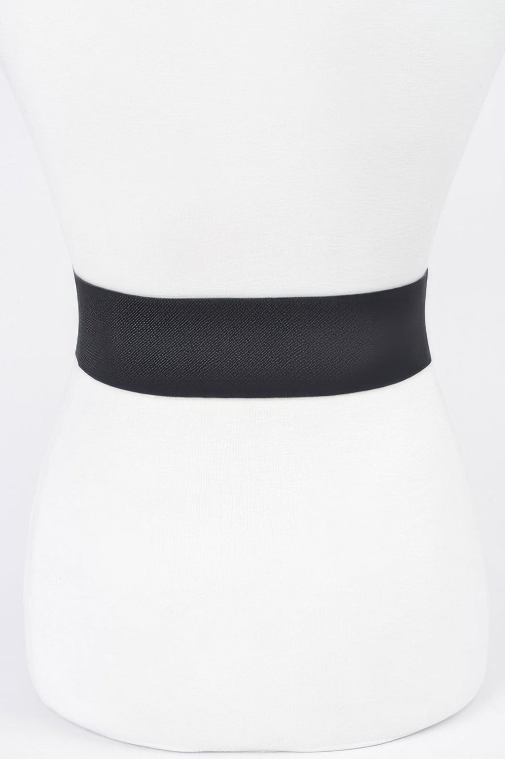 Rhinestone Two Buckle Elastic Belt