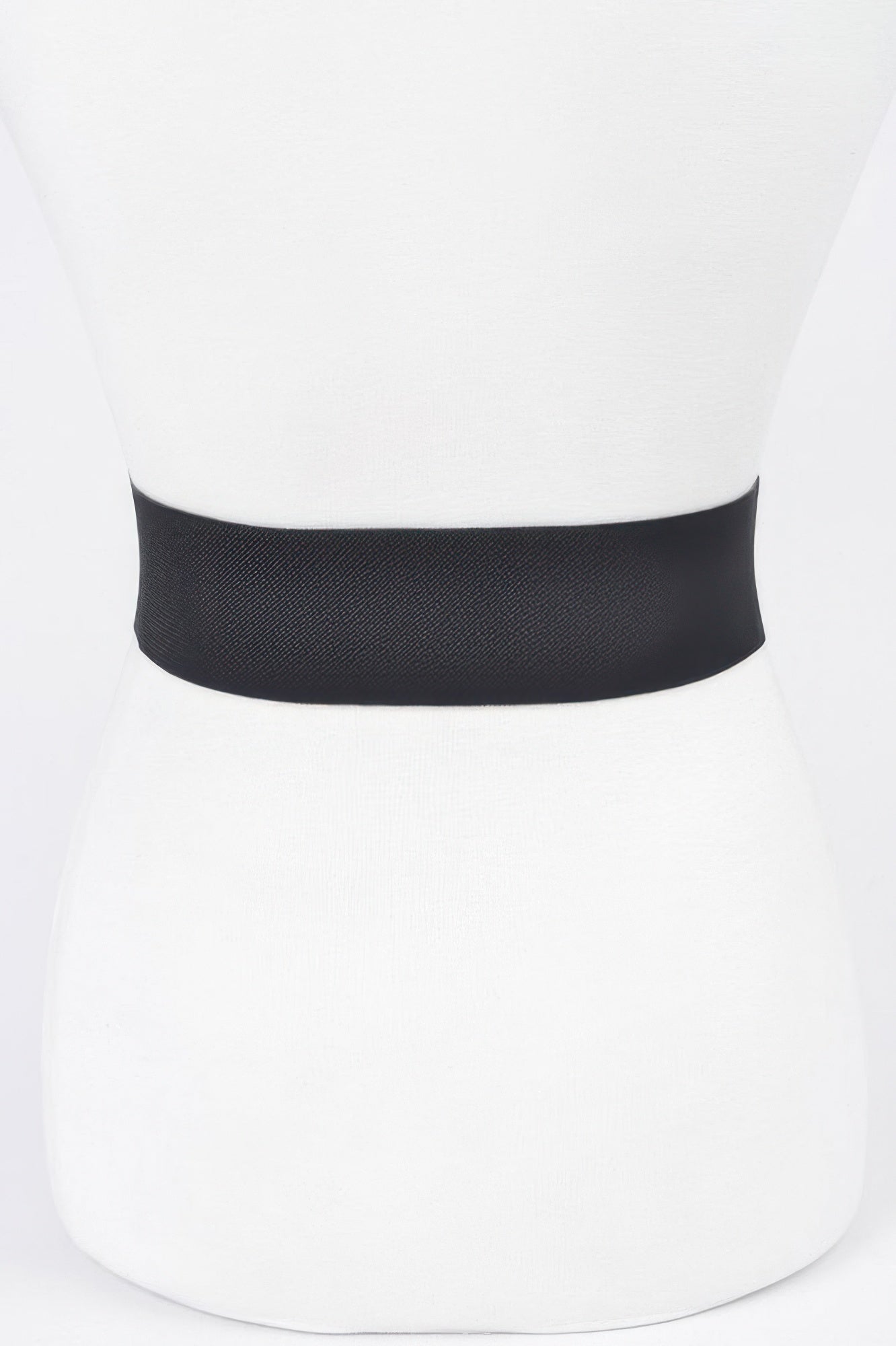 Rhinestone Two Buckle Elastic Belt