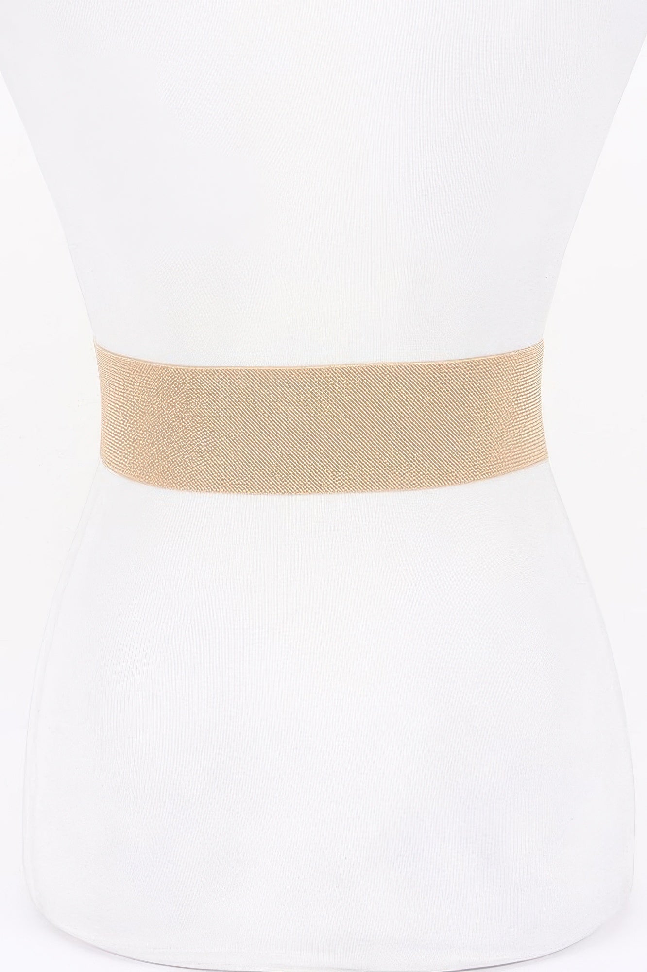 Rhinestone Bow Buckle Stretch Belt