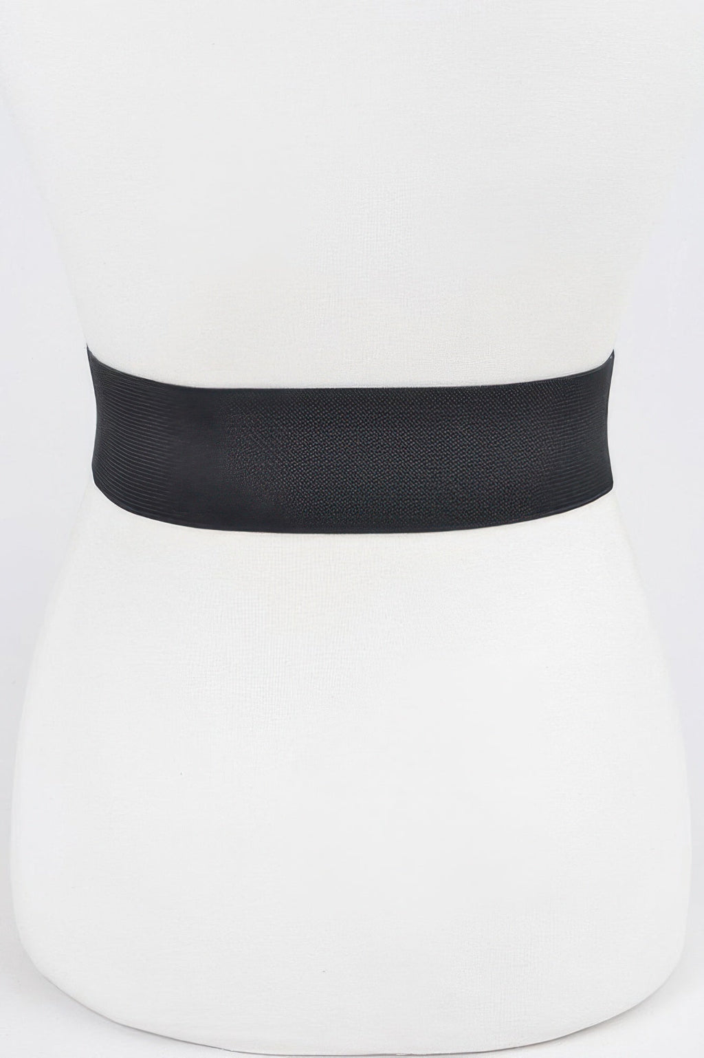 Rhinestone Bow Buckle Stretch Belt