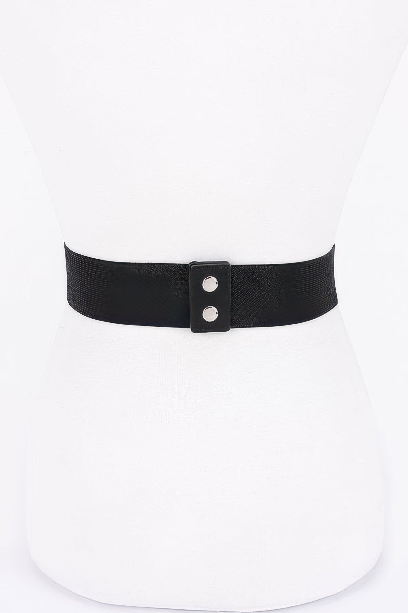 Rhinestone Ribbon Elastic Plus Size Belt