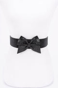 Rhinestone Ribbon Elastic Plus Size Belt