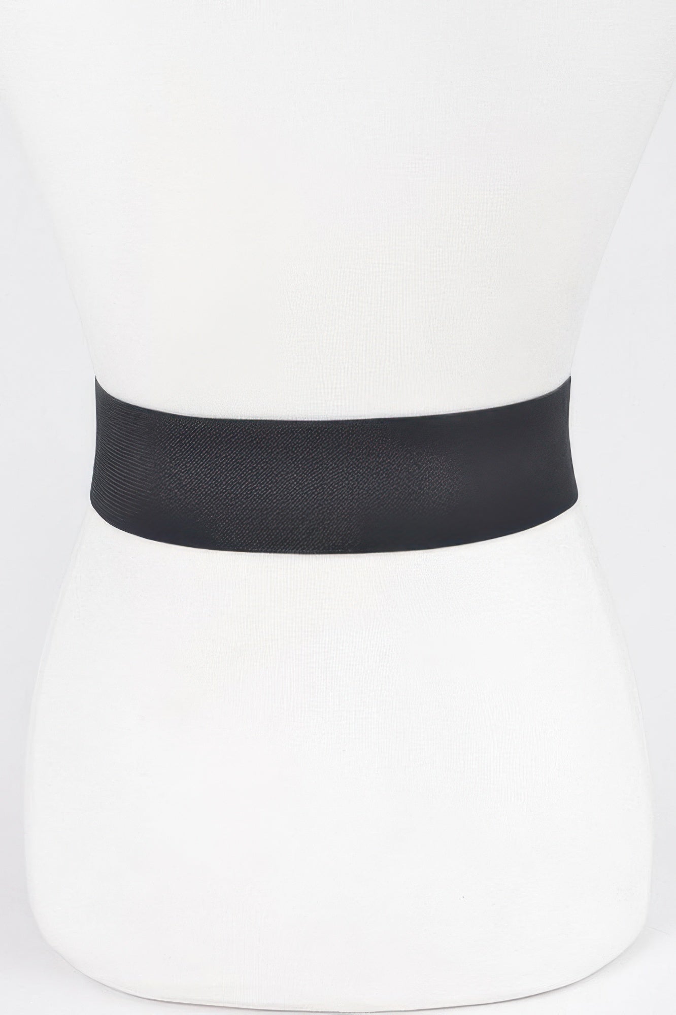 Rhinestone Buckle Plus Size Elastic Belt