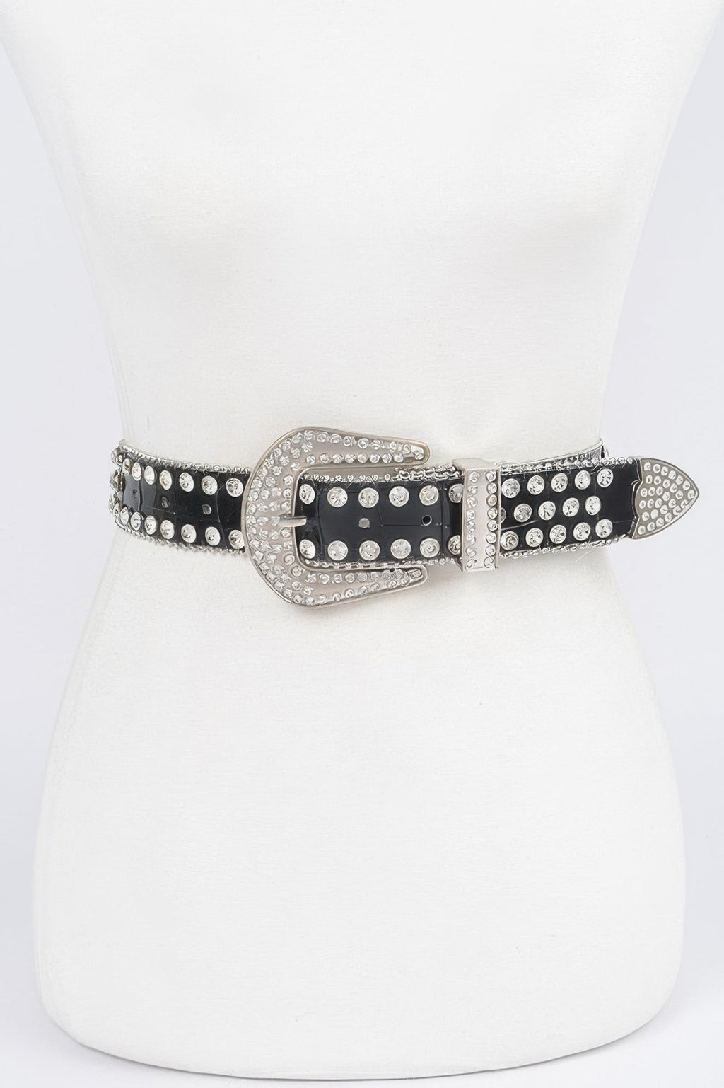 Multi Metal Stone Studded Plus Belt