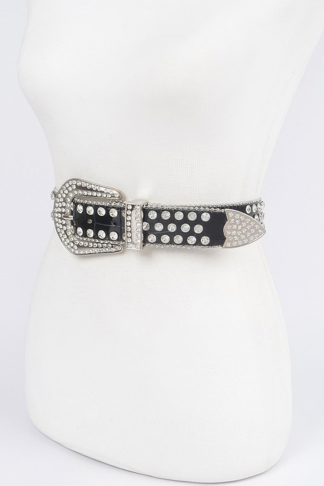 Multi Metal Stone Studded Plus Belt