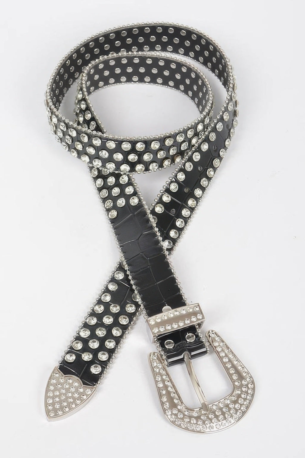 Multi Metal Stone Studded Plus Belt