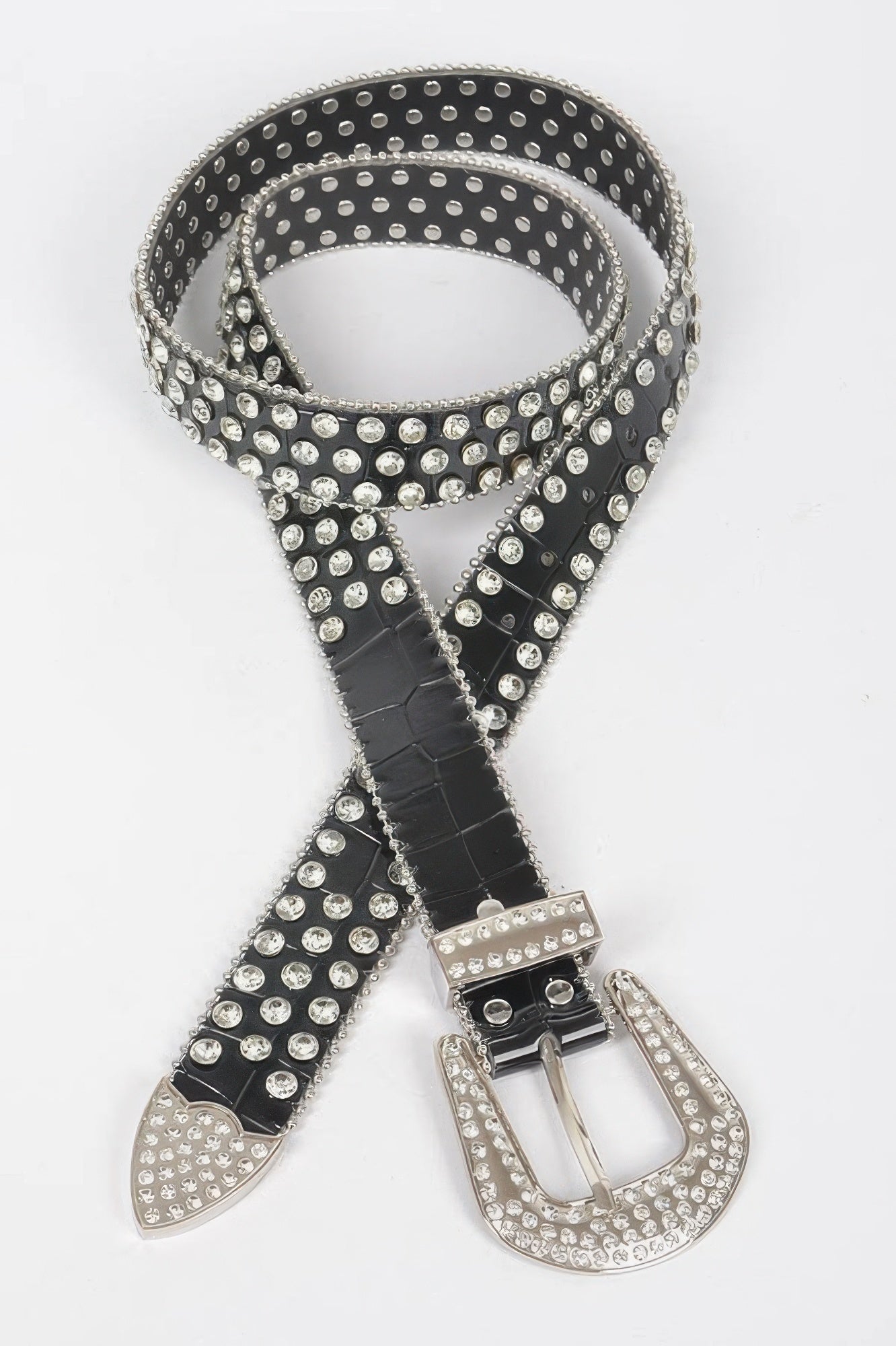 Multi Metal Stone Studded Plus Belt