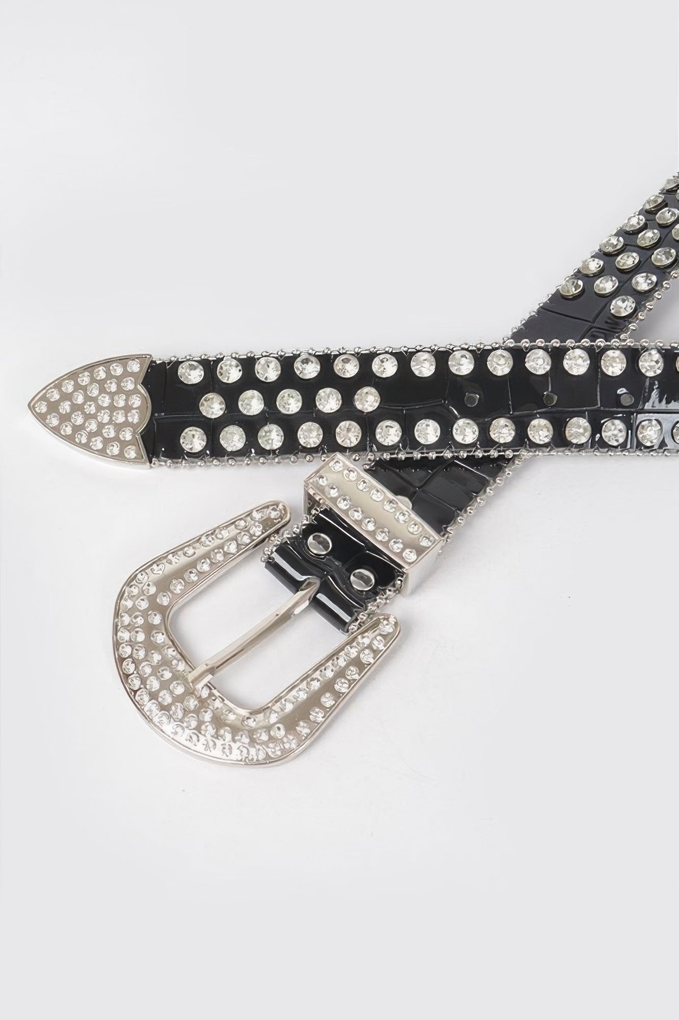 Multi Metal Stone Studded Plus Belt