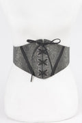 Rhinestone Corset Elastic Belt