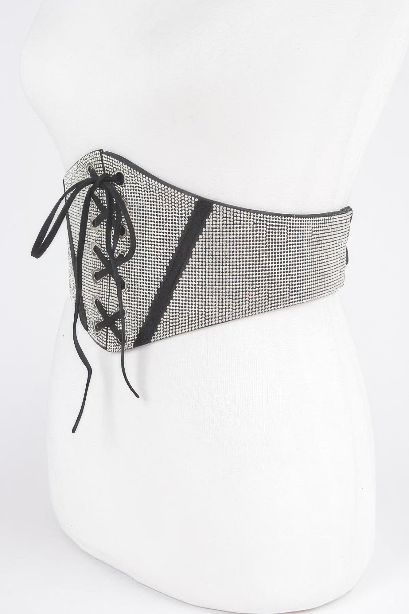 Rhinestone Corset Plus Size Elastic Belt