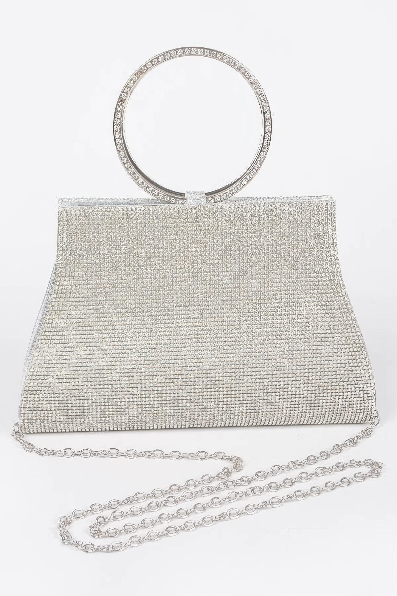 Rhinestone Top Handle Bag