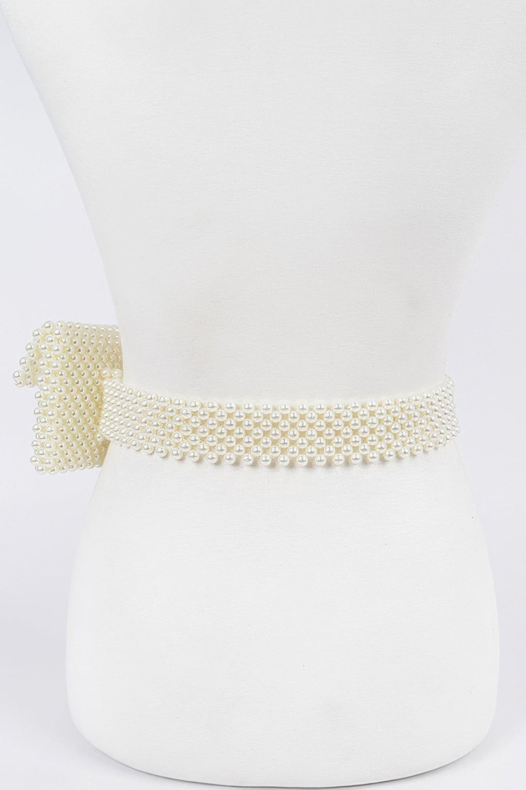 Handmade Faux Pearl Belt Bag