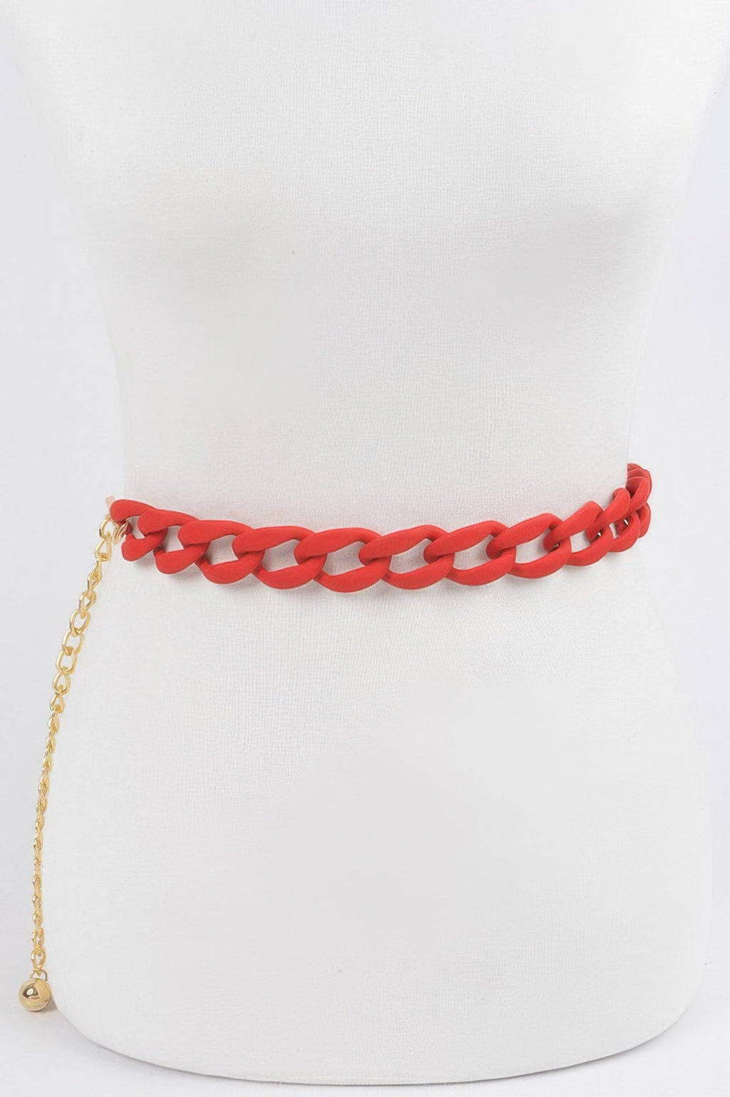 Vivid Color Chain Belt