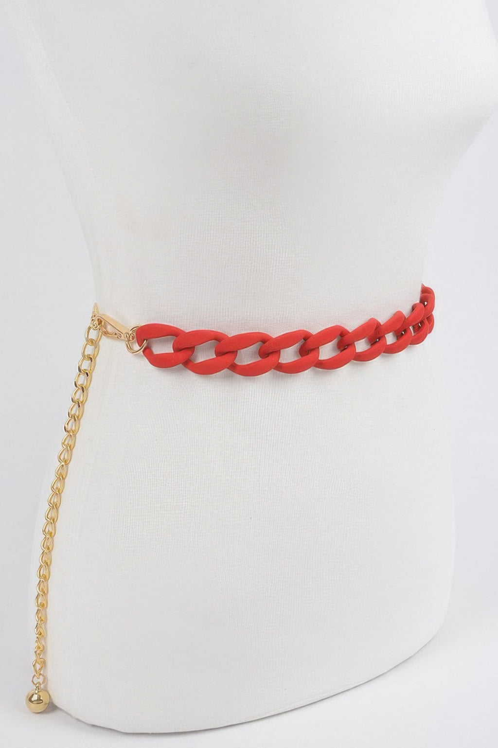 Vivid Color Chain Belt