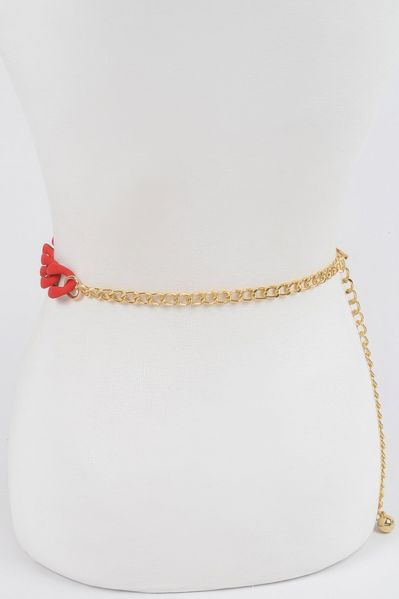 Vivid Color Chain Belt