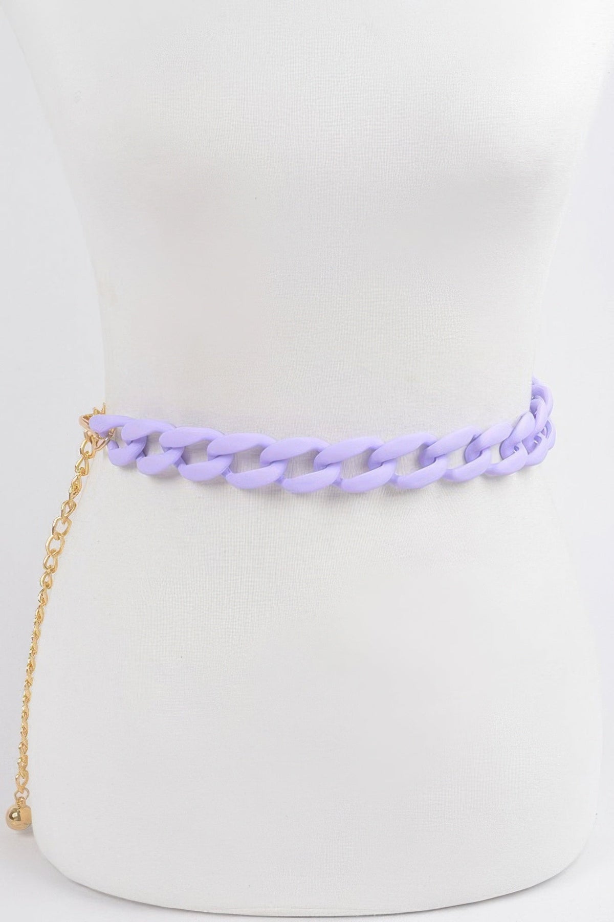 Vivid Color Chain Belt