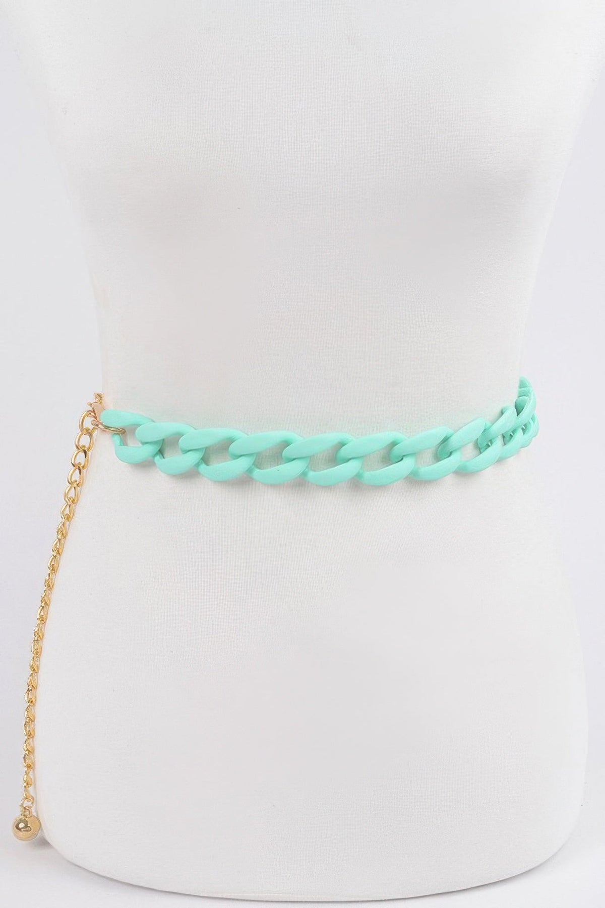 Vivid Color Chain Belt