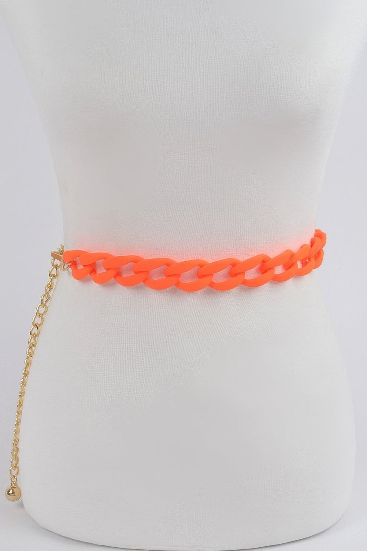 Vivid Color Chain Belt