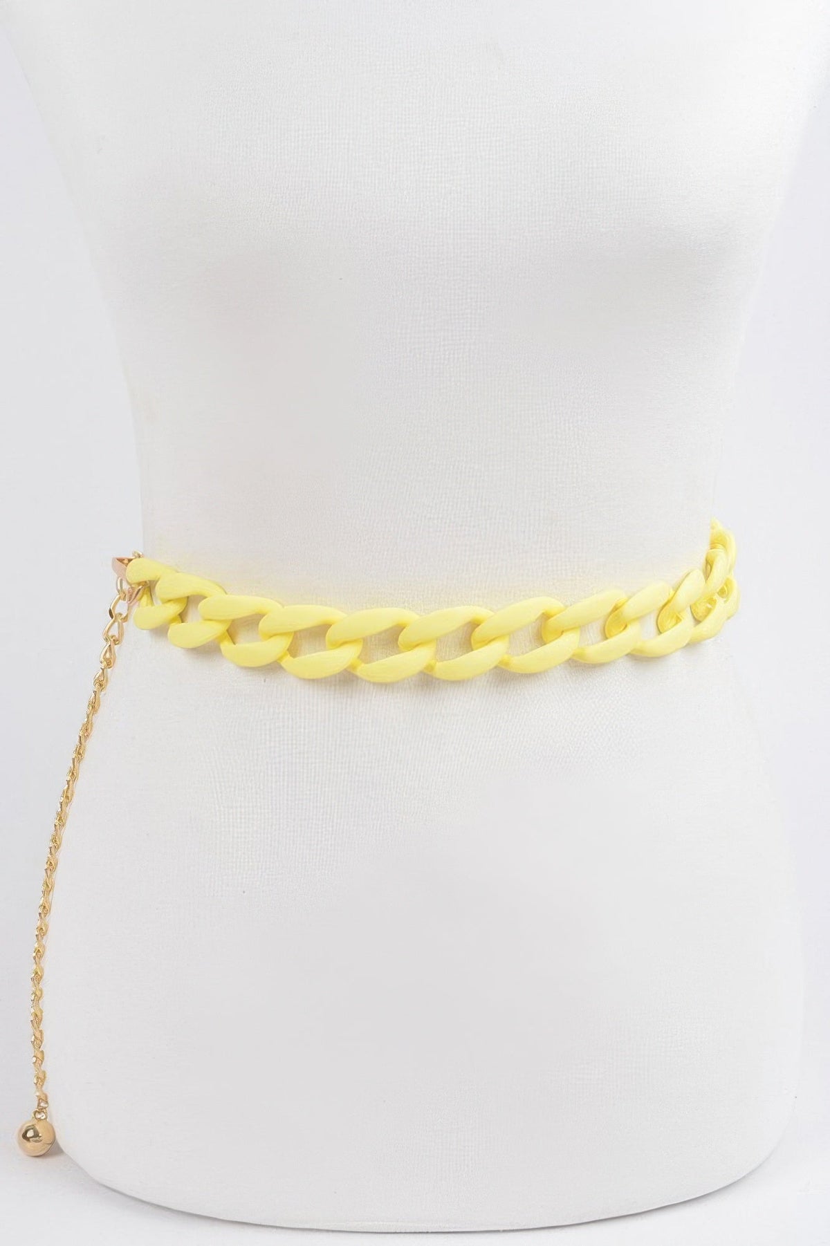 Vivid Color Chain Belt