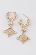 Women's Twisted Shining Star Drop Earrings BYMANYC ® New York CONTEMPORARY VIBRANT MODERN JEWELRY - New Collection