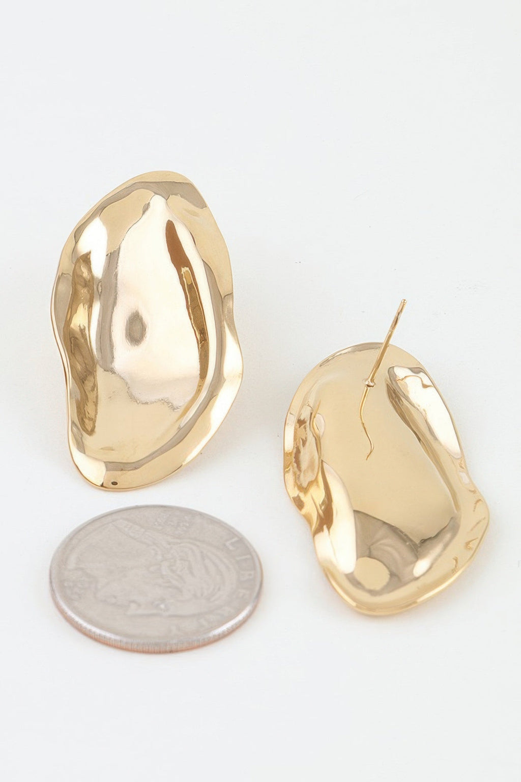 Women's Hammered Fashion Drop Earrings BYMANYC ® New York CONTEMPORARY VIBRANT MODERN FASHION - New Collection