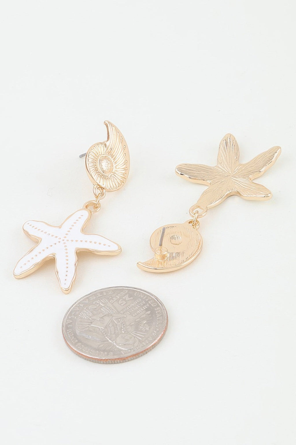 Women's Summer Starfish Drop Earrings BYMANYC ® New York CONTEMPORARY VIBRANT MODERN FASHION - New Collection