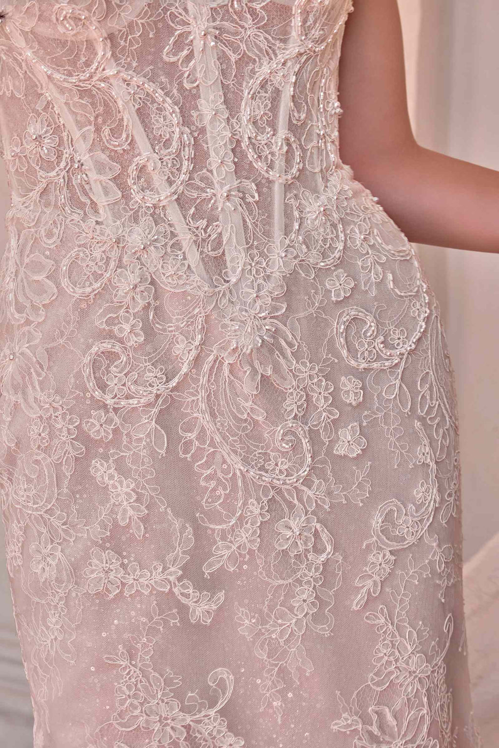 Andrea & Leo WL080 Fitted Lace Mermaid Bridal Gown