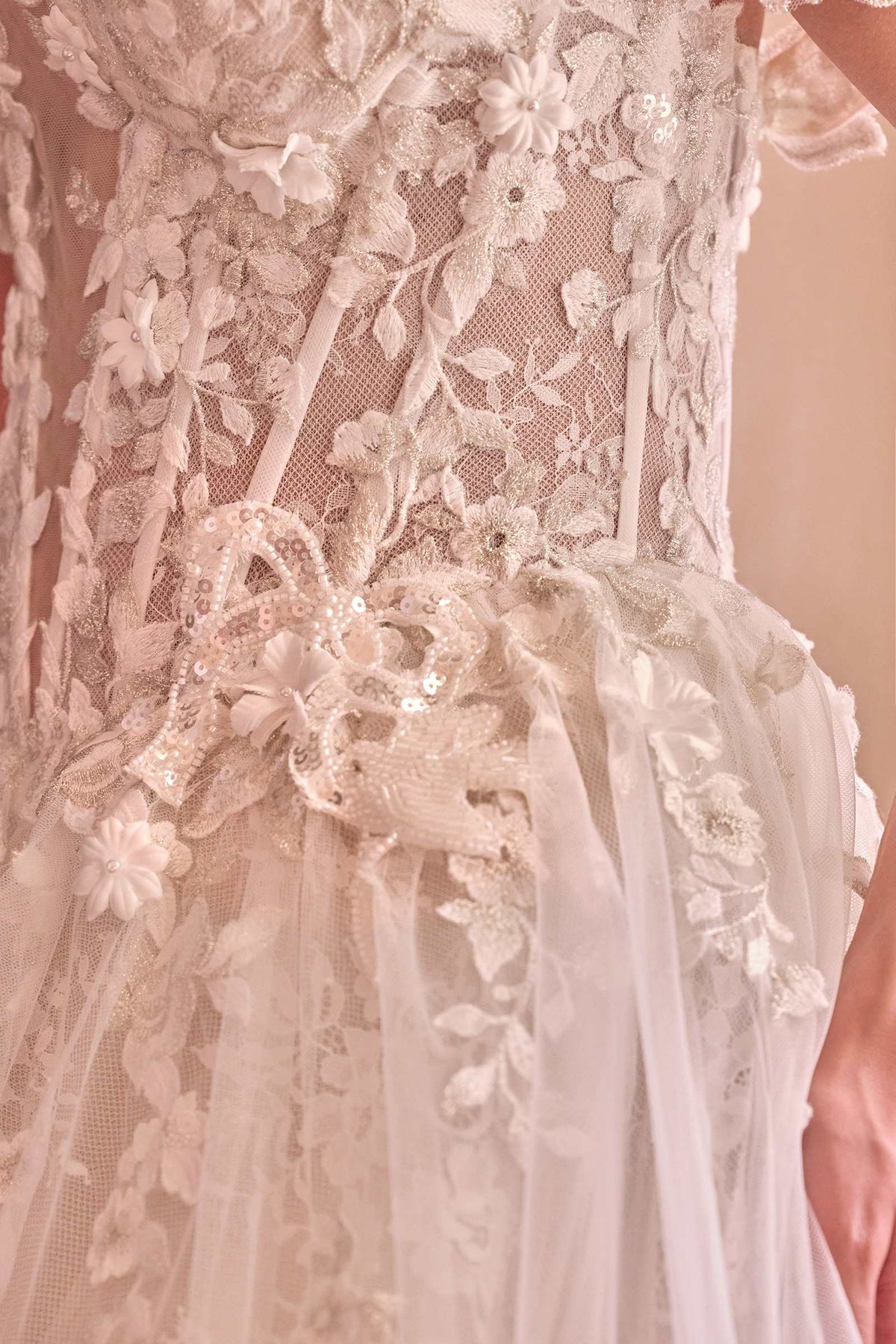 Andrea & Leo WL093 Off the Shoulder Bridal Ball Gown
