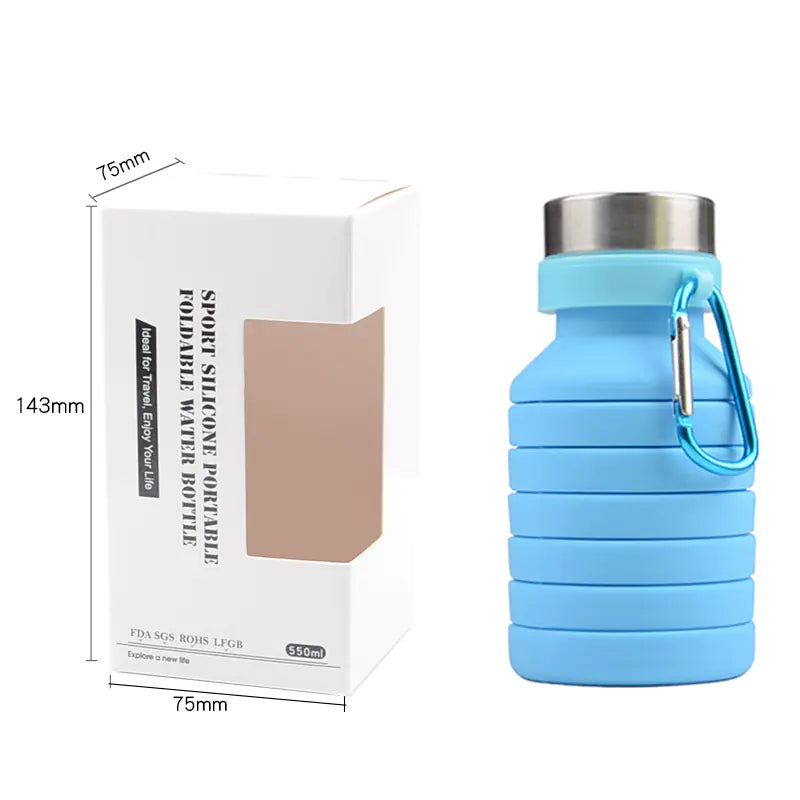 Collapsible 20oz Travel Water Bottle