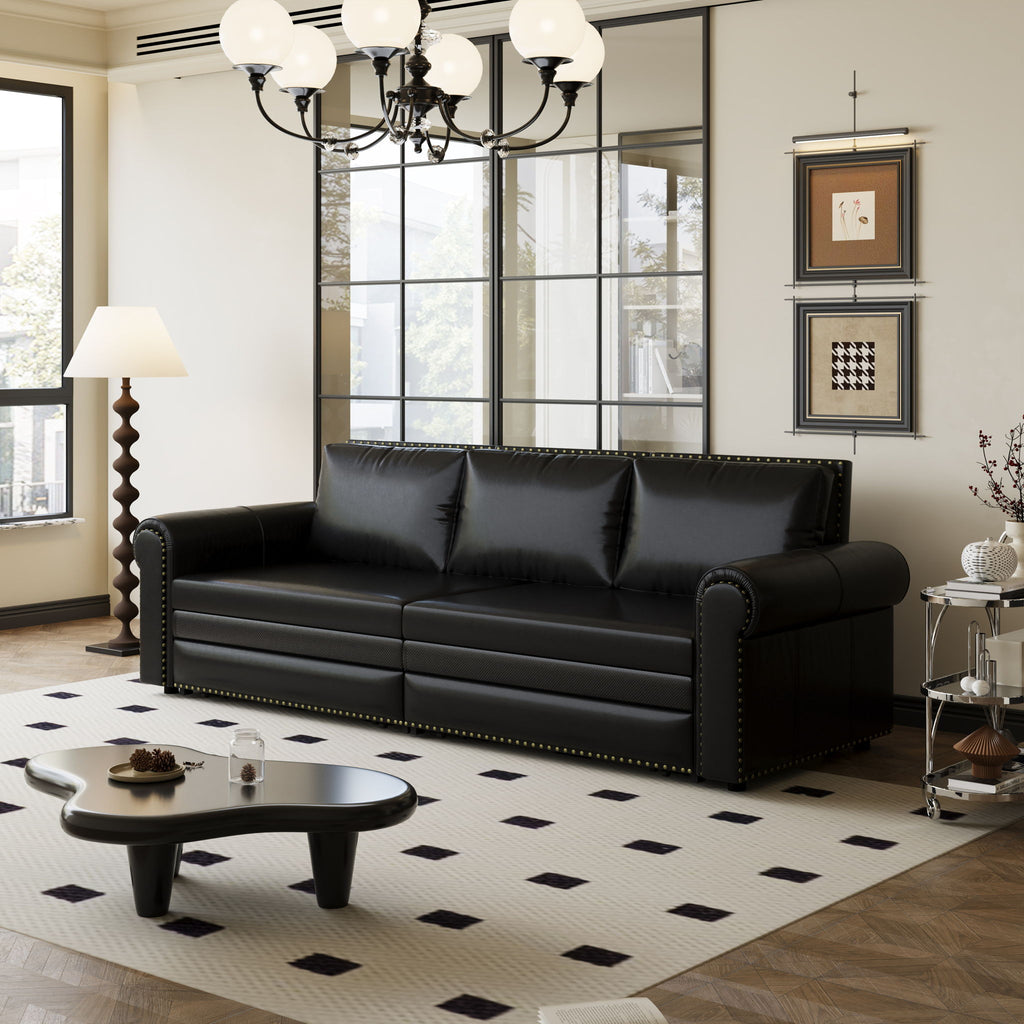 Chesterfield Sleeper Sofa with Pull Out Bed - Multiple Colors