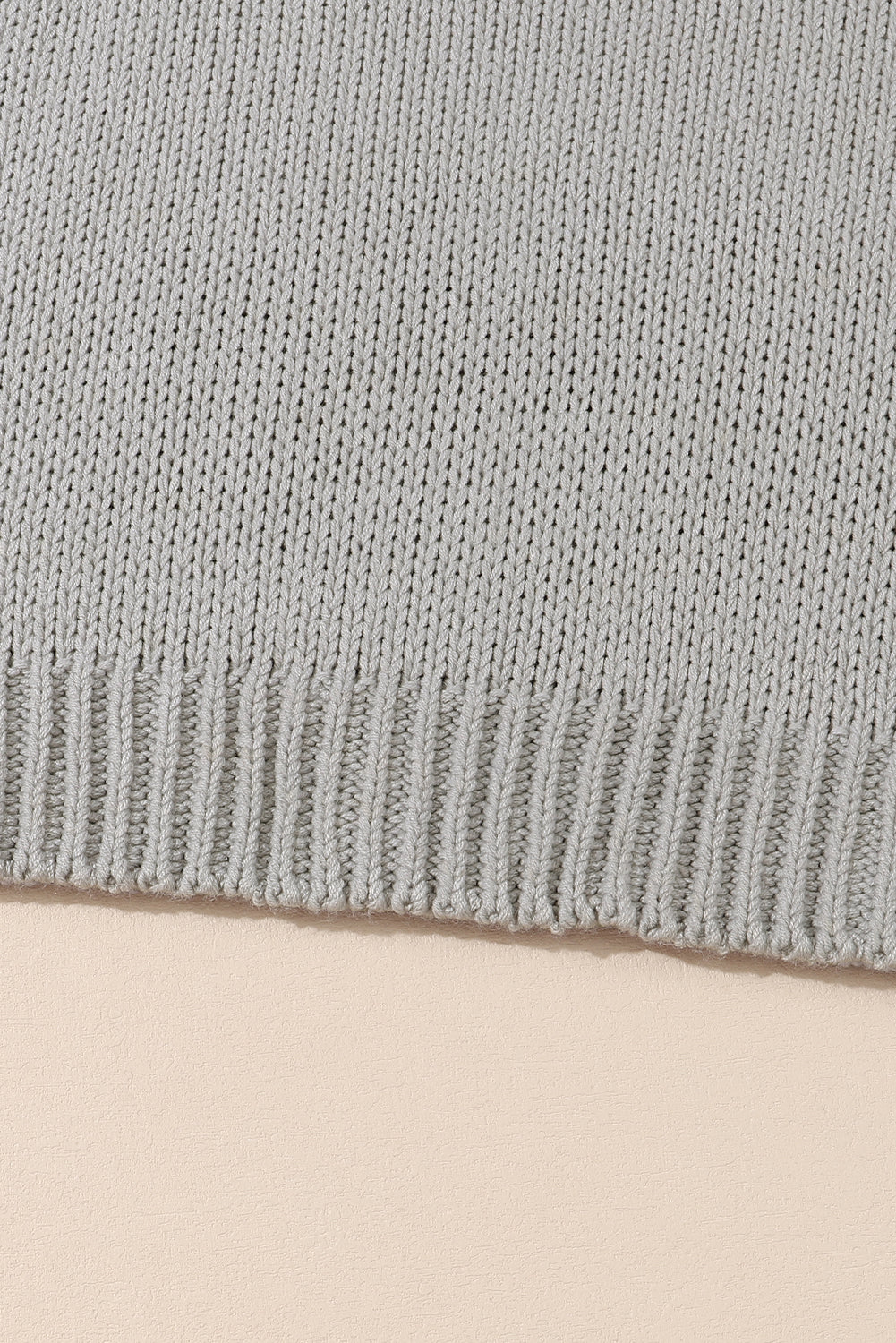 Chunky Drop-Shoulder Turtleneck Sweater