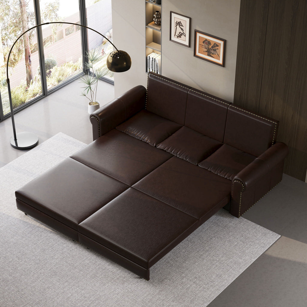Chesterfield Sleeper Sofa with Pull Out Bed - Multiple Colors