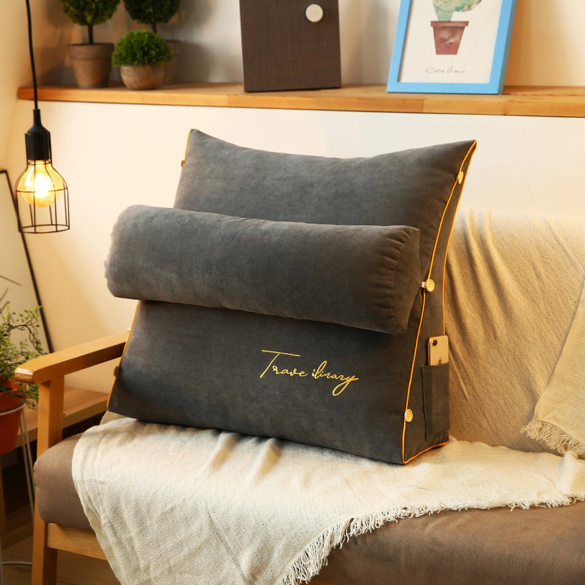 Lumbar Support & Decorative Cushion Set