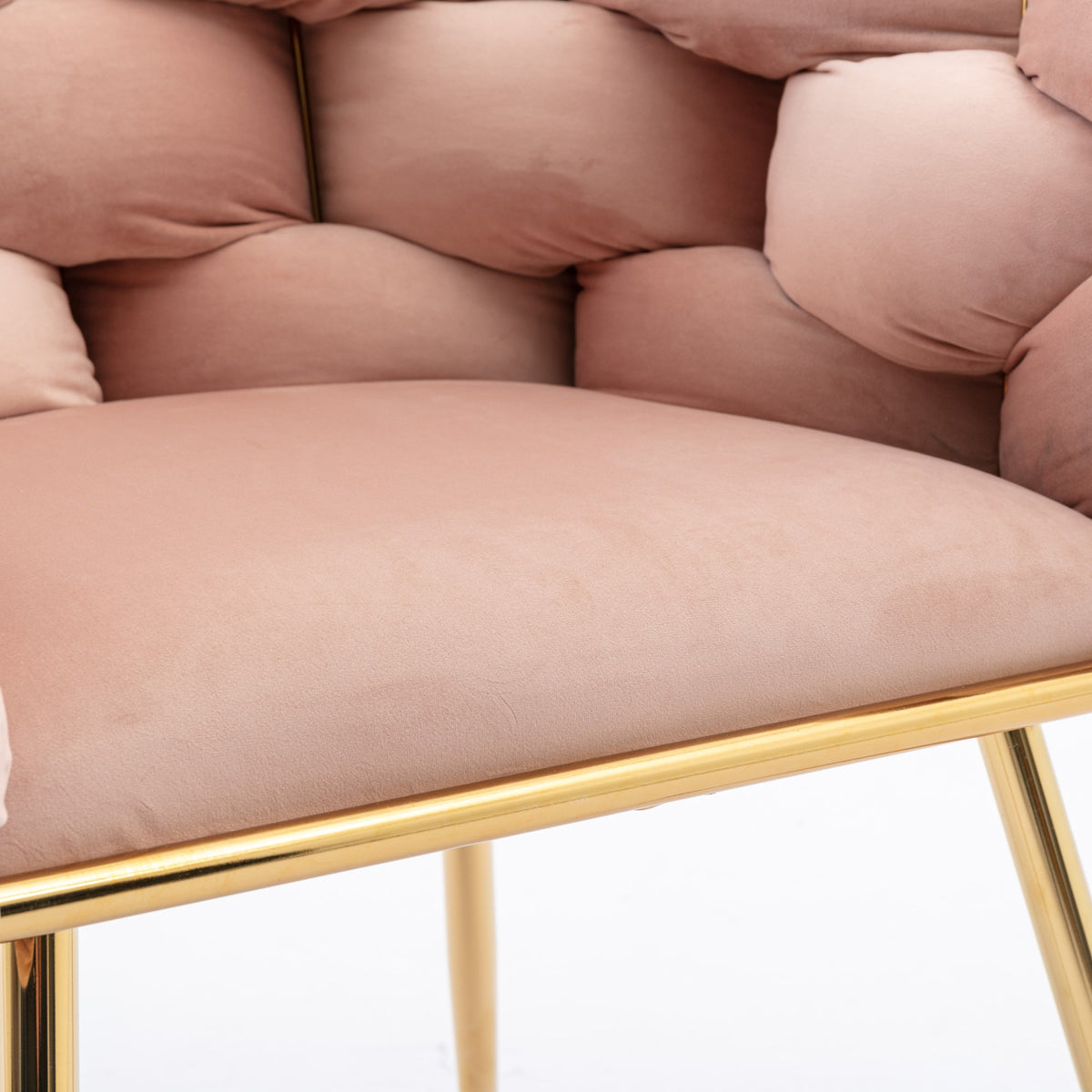 Pink Velvet Accent Chairs | Set of 2