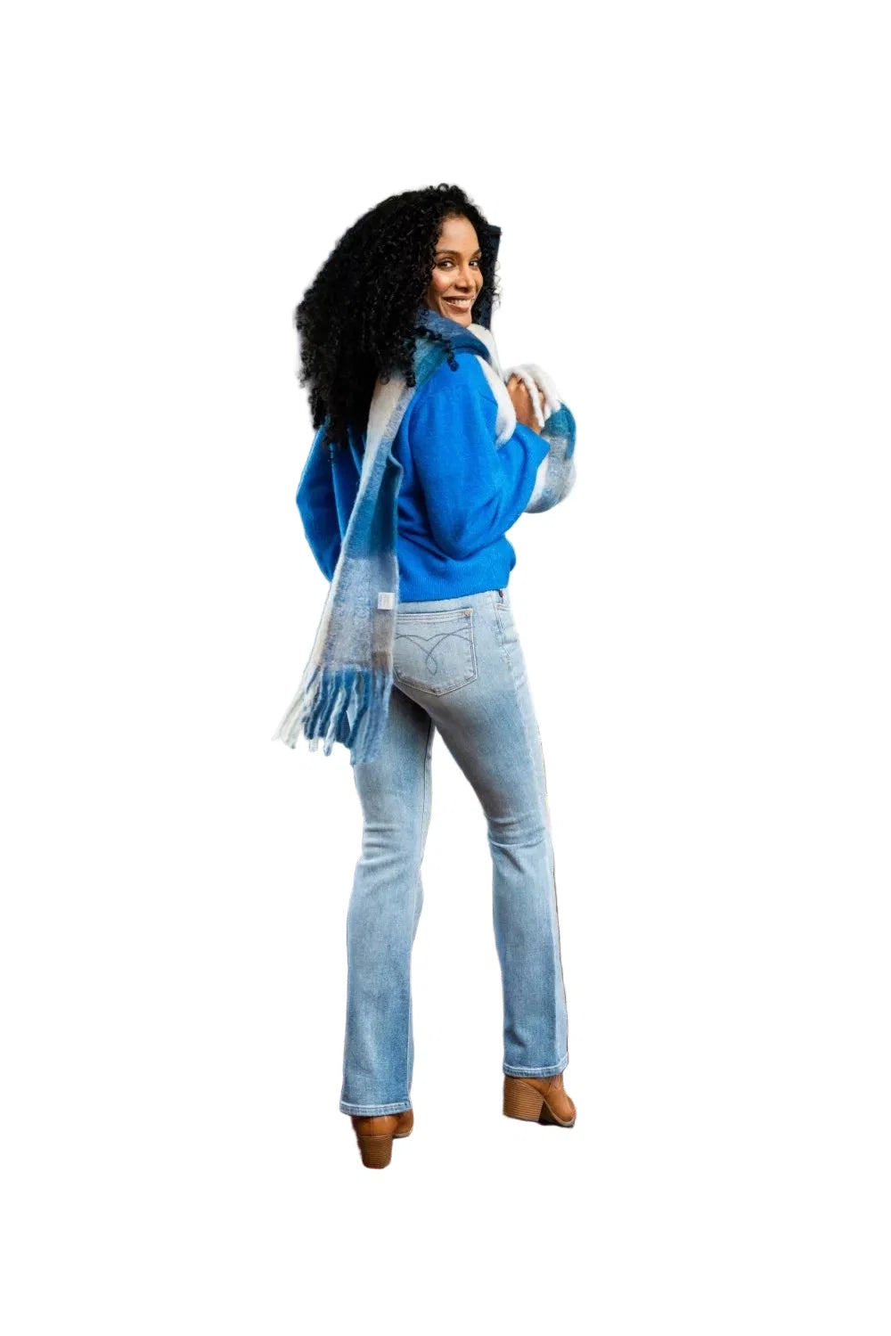Judy Blue Mid Rise Thermal Bootcut Jeans