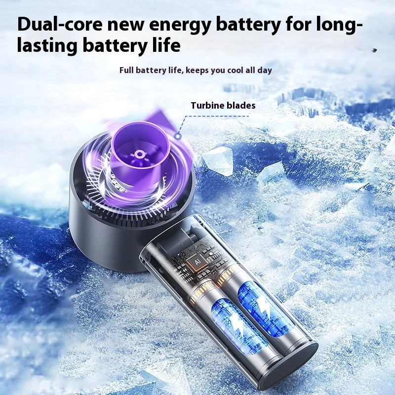 Portable Travel Turbine Fan – Rechargeable