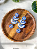 Talavera Azul Earrings 💙🤍