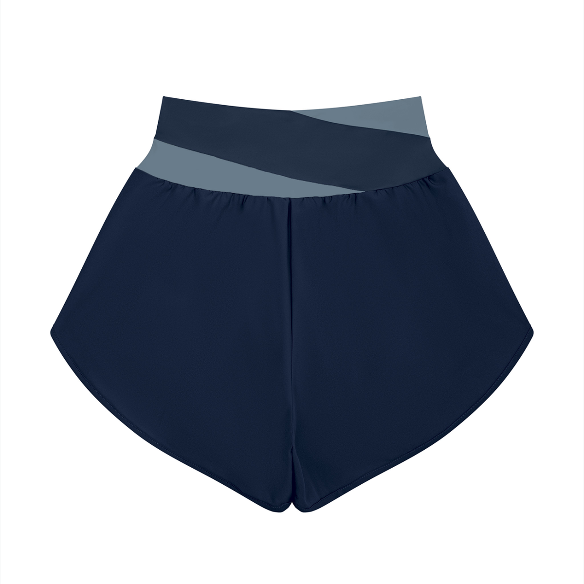 Chicaify Active Cross-Waist Performance Shorts Women’s Yoga Panelled Shorts