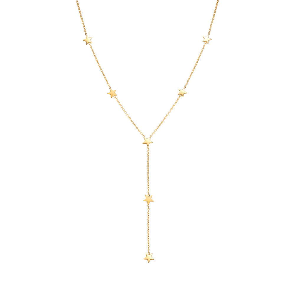 Luxe Popular Bohemian Star Personalized Clavicle Chain
