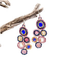 Bola Czech Glass Seed Bead Earrings — Handmade Boho Jewelry Guatemala
