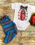 Our Lady of Guadalupe Onesie and Pants Set for Boys