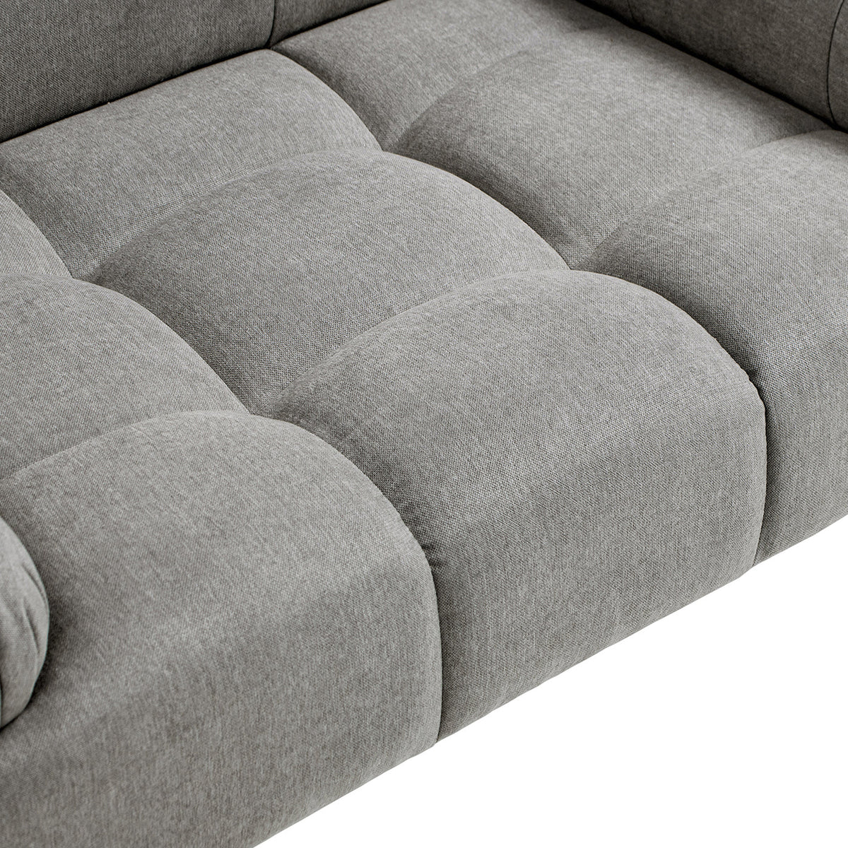 Uptown Gray Modern Pet Bed with Bolstered Arms - Small to Medium