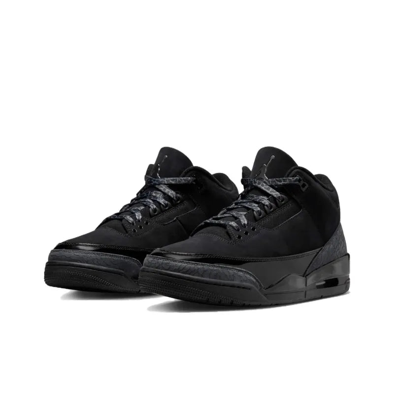 Air Jordan 3 Retro 'Black Cat' 2025 – Men's Stealth Sneaker