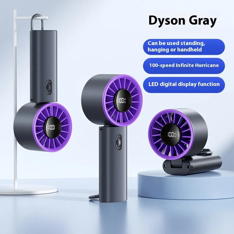 Portable Travel Turbine Fan – Rechargeable