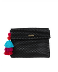 Solid Black Clutch
