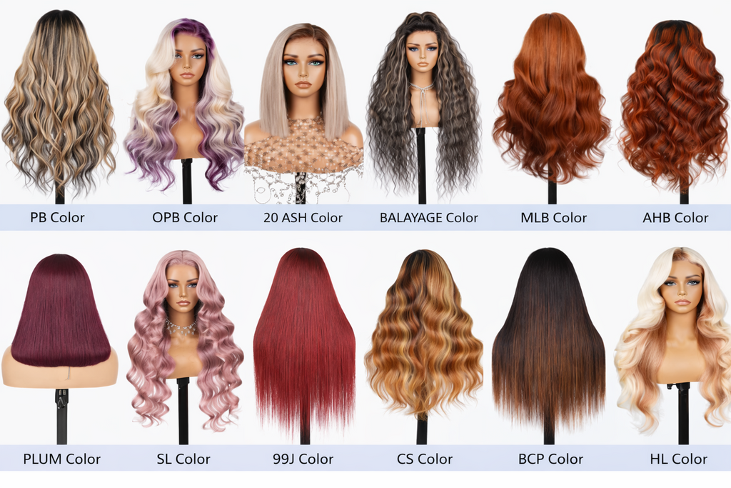 Red Rose Black Wear and Go 24' Highlights Body Wave Human Black Lace Front Human Hair Wigs