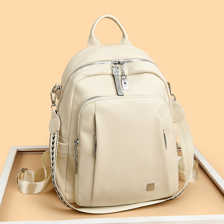 Brand Vibe Soft Leather Single Backpack