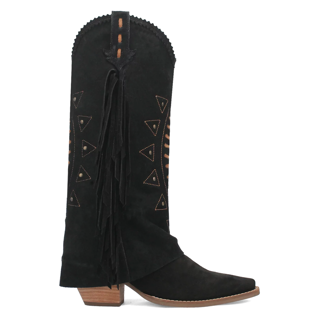 Dingo Spirit Trail  - Women's Suede Leather Cowgirl Boots