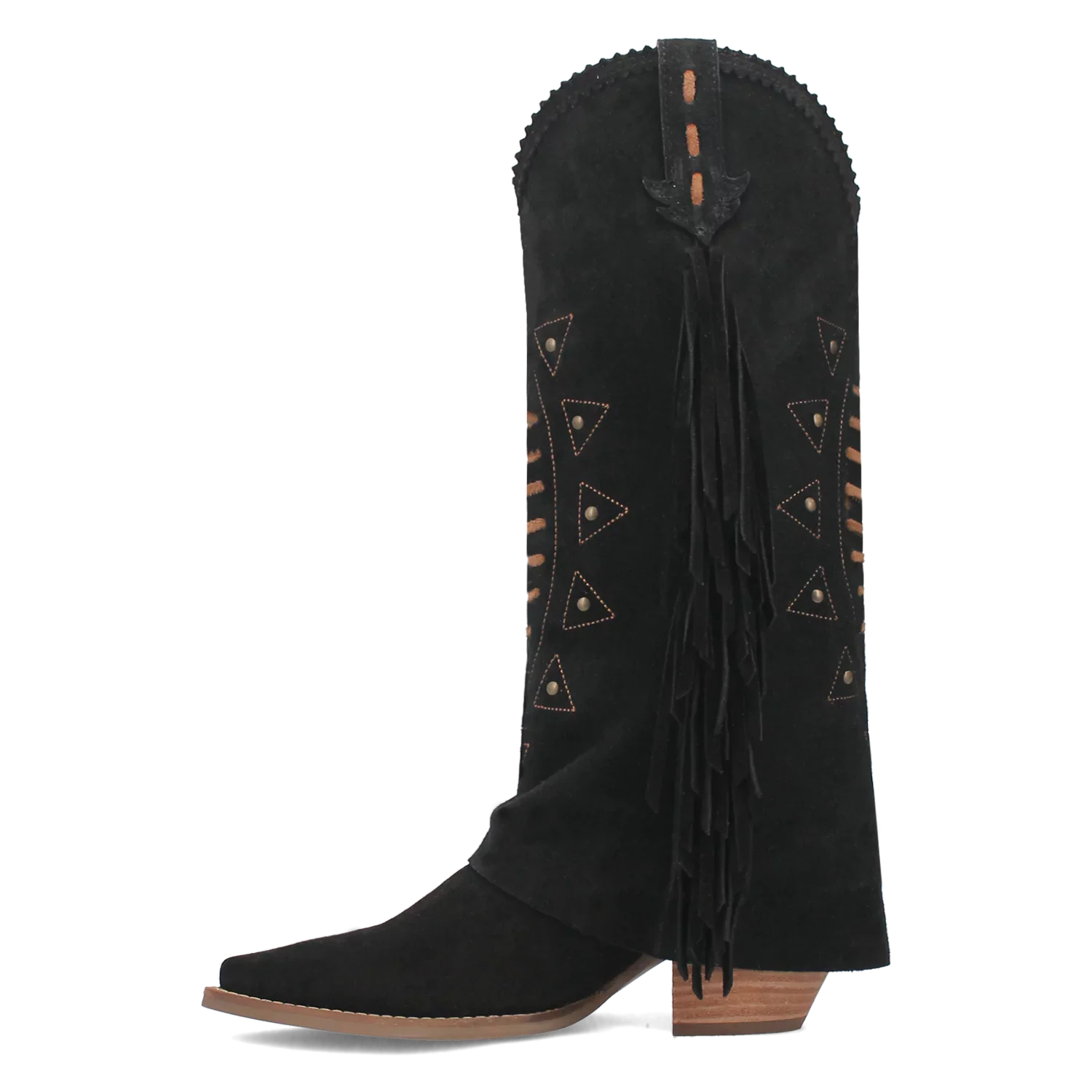 Dingo Spirit Trail  - Women's Suede Leather Cowgirl Boots
