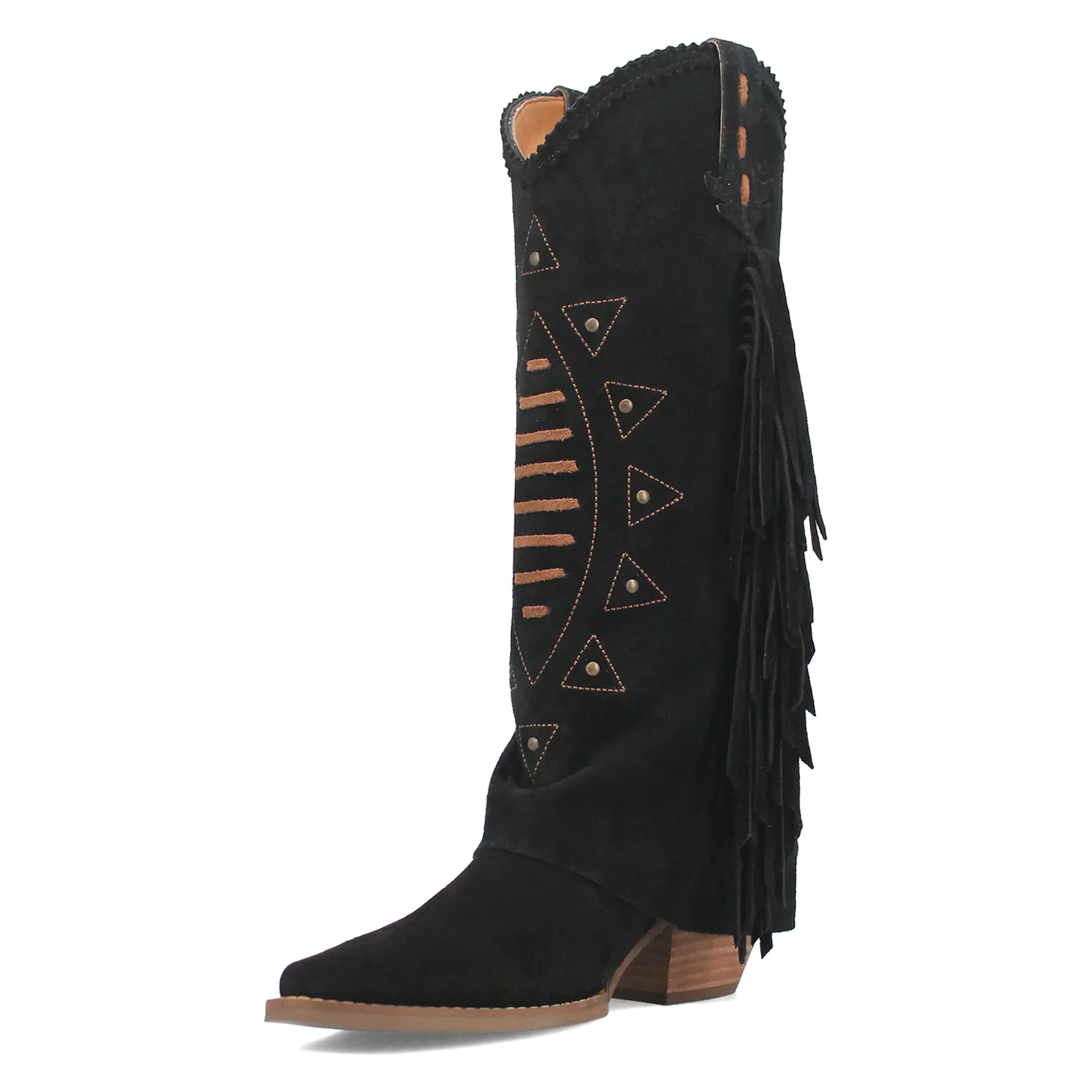 Dingo Spirit Trail  - Women's Suede Leather Cowgirl Boots